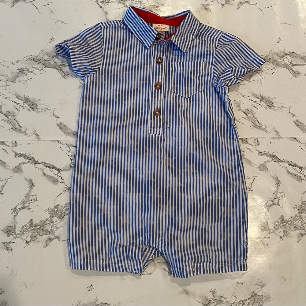 Cat & Jack Stars & Stripes Romper